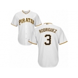 Youth Majestic Pittsburgh Pirates #3 Sean Rodriguez Replica White Home Cool Base MLB Jersey Youth Majestic Pittsburgh Pirates #3 Sean Rodriguez Replica White Home Cool Base MLB Jersey