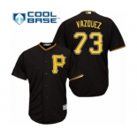 Youth Majestic Pittsburgh Pirates #73 Felipe Vazquez Authentic Black Alternate Cool Base MLB Jersey Youth Majestic Pittsburgh Pirates #73 Felipe Vazquez Authentic Black Alternate Cool Base MLB Jersey
