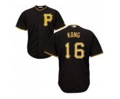 Youth Pittsburgh Pirates #16 Jung-ho Kang Black Cool Base Stitched MLB Jersey Youth Pittsburgh Pirates #16 Jung-ho Kang Black Cool Base Stitched MLB Jersey