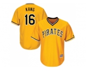 Youth Pittsburgh Pirates #16 Jung-ho Kang Gold Cool Base Stitched MLB Jersey Youth Pittsburgh Pirates #16 Jung-ho Kang Gold Cool Base Stitched MLB Jersey