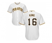 Youth Pittsburgh Pirates #16 Jung-ho Kang White Cool Base Stitched MLB Jersey Youth Pittsburgh Pirates #16 Jung-ho Kang White Cool Base Stitched MLB Jersey