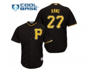 Youth Pittsburgh Pirates #27 Jung-ho Kang Black Cool Base Stitched MLB Jersey Youth Pittsburgh Pirates #27 Jung-ho Kang Black Cool Base Stitched MLB Jersey