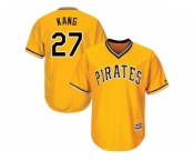 Youth Pittsburgh Pirates #27 Jung-ho Kang Gold Cool Base Stitched MLB Jersey Youth Pittsburgh Pirates #27 Jung-ho Kang Gold Cool Base Stitched MLB Jersey