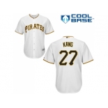 Youth Pittsburgh Pirates #27 Jung-ho Kang White Cool Base Stitched MLB Jersey Youth Pittsburgh Pirates #27 Jung-ho Kang White Cool Base Stitched MLB Jersey
