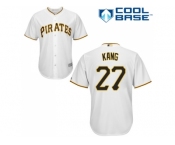 Youth Pittsburgh Pirates #27 Jung-ho Kang White Cool Base Stitched MLB Jersey Youth Pittsburgh Pirates #27 Jung-ho Kang White Cool Base Stitched MLB Jersey