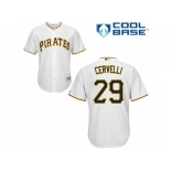 Youth Pittsburgh Pirates #29 Francisco Cervelli White Cool Base Stitched MLB Jersey Youth Pittsburgh Pirates #29 Francisco Cervelli White Cool Base Stitched MLB Jersey