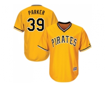Youth Pittsburgh Pirates #39 Dave Parker Gold Cool Base Stitched MLB Jersey