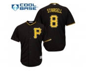 Youth Pittsburgh Pirates #8 Willie Stargell Black Cool Base Stitched MLB Jersey Youth Pittsburgh Pirates #8 Willie Stargell Black Cool Base Stitched MLB Jersey