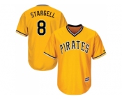 Youth Pittsburgh Pirates #8 Willie Stargell Gold Cool Base Stitched MLB Jersey Youth Pittsburgh Pirates #8 Willie Stargell Gold Cool Base Stitched MLB Jersey