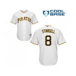 Youth Pittsburgh Pirates #8 Willie Stargell White Cool Base Stitched MLB Jersey Youth Pittsburgh Pirates #8 Willie Stargell White Cool Base Stitched MLB Jersey