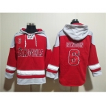 Men's Los Angeles Angels #6 Anthony Rendon Red Ageless Must-Have Lace-Up Pullover Hoodie