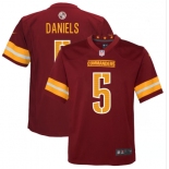 Youth Washington Commanders #5 Jayden Daniels Burgundy Vapor Limited Football Stitched Jersey