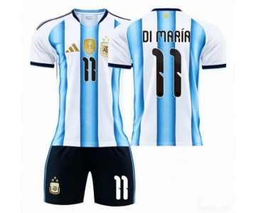2026 FIFA World Cup Argentina Soccer Home Jersey #11 Angel Di Maria