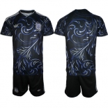 Men's Argentina Blank Away Soccer Jersey Suit