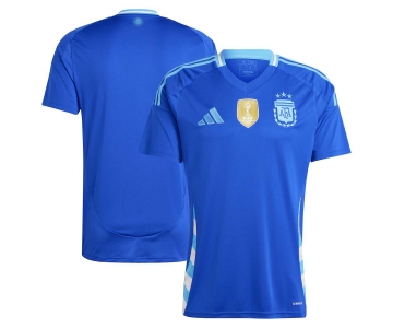 Men's Argentina Blue Blank Away Soccer Jersey