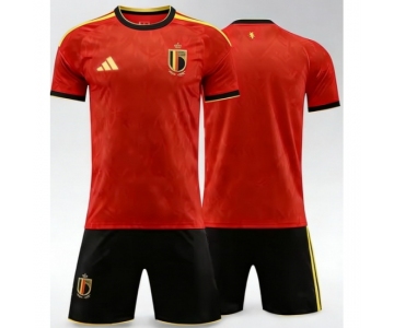 2026 FIFA World Cup Belgium Soccer Home Jersey Blank