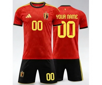 2026 FIFA World Cup Belgium Soccer Home Jersey Custome