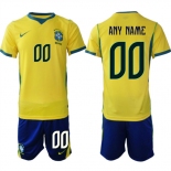 Men's Brazil national football team Custom Yellow Home 2026 Soccer Jersey Suit Men's Brazil national football team Custom Yellow Home 2026 Soccer Jersey Suit