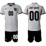 Men's England Custom 2026 White Home Soccer Jersey Suit