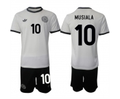 Men's Germany #10 Jamal Musiala White 2025 Home Soccer Jersey Suit