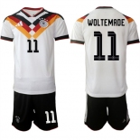 Men's Germany #11 WOLTEMADE National Team FIFA x World Cup 2026 Home White On Field Jersey Men's Germany #11 WOLTEMADE National Team FIFA x World Cup 2026 Home White On Field Jersey