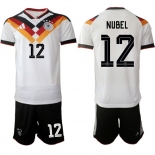 Men's Germany #12 NUBEL National Team FIFA x World Cup 2026 Home White On Field Jersey Men's Germany #12 NUBEL National Team FIFA x World Cup 2026 Home White On Field Jersey