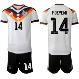 Men's Germany #14 ADEYEMI National Team FIFA x World Cup 2026 Home White On Field Jersey Men's Germany #14 ADEYEMI National Team FIFA x World Cup 2026 Home White On Field Jersey