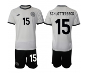 Men's Germany #15 Nico Schlotterbeck White 2025 Home Soccer Jersey Suit