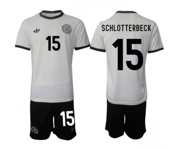 Men's Germany #15 Nico Schlotterbeck White 2025 Home Soccer Jersey Suit