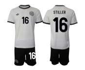 Men's Germany #16 Angelo Stiller White 2025 Home Soccer Jersey Suit