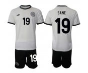 Men's Germany #19 Leroy Sane White 2025 Home Soccer Jersey Suit