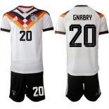 Men's Germany #20 GNABRY National Team FIFA x World Cup 2026 Home White On Field Jersey Men's Germany #20 GNABRY National Team FIFA x World Cup 2026 Home White On Field Jersey
