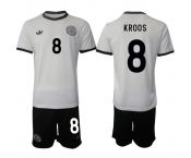 Men's Germany #8 Kroos White 2025 Home Soccer Jersey Suit
