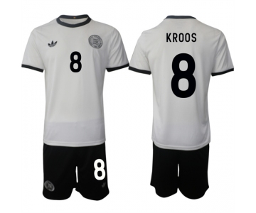 Men's Germany #8 Kroos White 2025 Home Soccer Jersey Suit