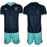 Men's Germany Blank Navy 2026 Away Soccer Jersey Suit Men's Germany Blank Navy 2026 Away Soccer Jersey Suit