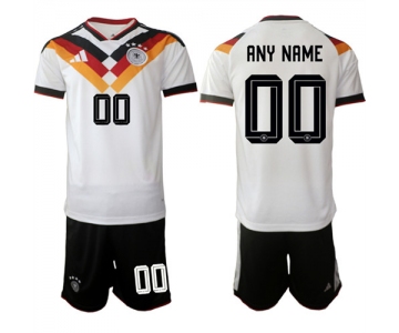 Men's Germany Custom Any Name And Number Team FIFA x World Cup 2026 Home White On Field Jersey