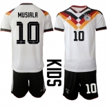 Youth Germany #10 MUSIALA National Team FIFA x World Cup 2026 Home White On Field Kids Jersey Youth Germany #10 MUSIALA National Team FIFA x World Cup 2026 Home White On Field Kids Jersey