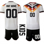 Youth Germany Custom Any Name And Number Team FIFA x World Cup 2026 Home White On Field Kids Jersey Youth Germany Custom Any Name And Number Team FIFA x World Cup 2026 Home White On Field Kids Jersey