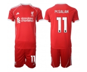 Men's Liverpool #11 Mohamed Salah 2025 Red Home Soccer Jersey Suit