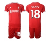 Men's Liverpool #18 Cody Gakpo 2025 Red Home Soccer Jersey Suit