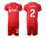 Men's Liverpool #2 Joe Gomez 2025 Red Home Soccer Jersey Suit