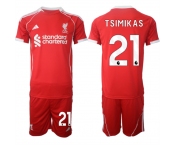 Men's Liverpool #21 Kostas Tsimikas 2025 Red Home Soccer Jersey Suit