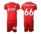 Men's Liverpool #66 Trent Alexander-Arnold 2025 Red Home Soccer Jersey Suit