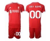 Men's Liverpool Custom 2025 Red Home Soccer Jersey Suit