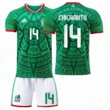2026 FIFA World Cup Mexico Soccer Home Jersey #14