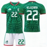 2026 FIFA World Cup Mexico Soccer Home Jersey #22