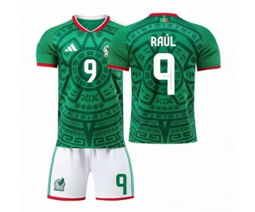 2026 FIFA World Cup Mexico Soccer Home Jersey #9 Raul Jimenez