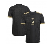 Men's Mexico Blank Black Gold 2025 Soccer Jersey