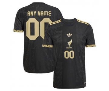 Men's Mexico Custom Black 2025 Soccer Jersey