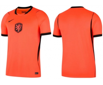 Men's Netherlands Custom Orange 2026 Home Soccer Jersey